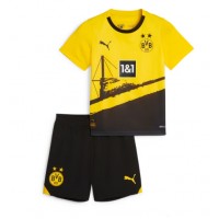 Echipament fotbal Borussia Dortmund Tricou Acasa 2023-24 pentru copii maneca scurta (+ Pantaloni scurti)